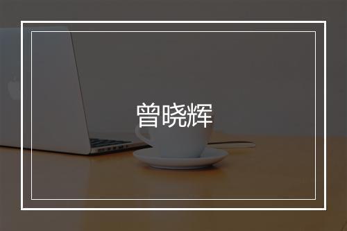 曾晓辉