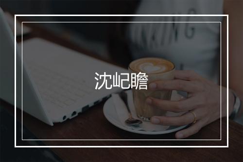 沈屺瞻