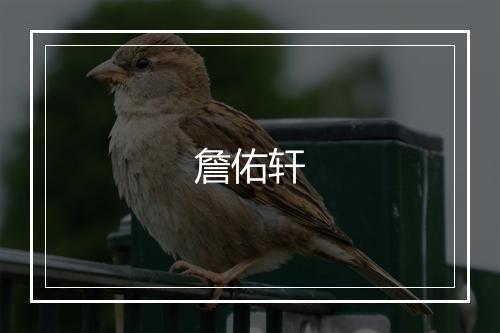 詹佑轩