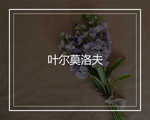 叶尔莫洛夫