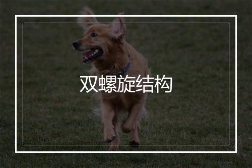 双螺旋结构