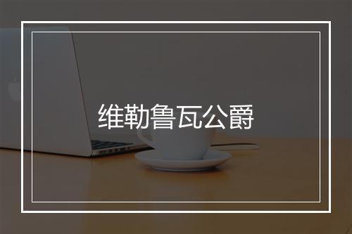 维勒鲁瓦公爵