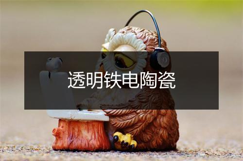 透明铁电陶瓷