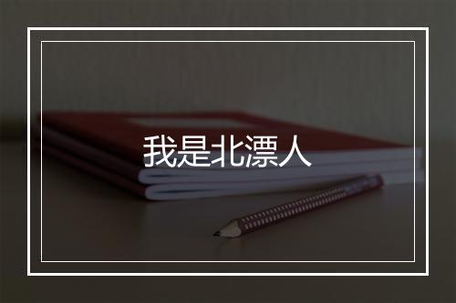 我是北漂人