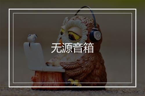 无源音箱