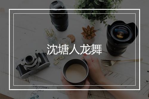 沈塘人龙舞