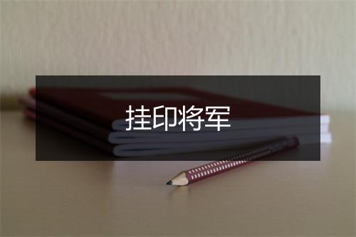 挂印将军