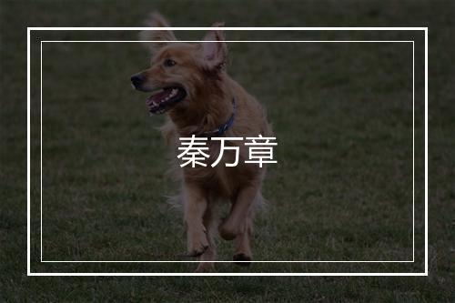 秦万章