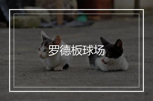 罗德板球场