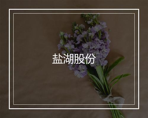 盐湖股份