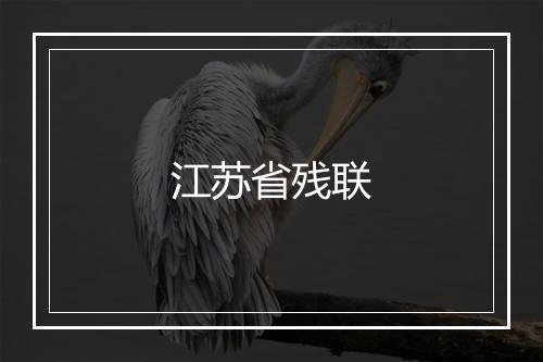 江苏省残联