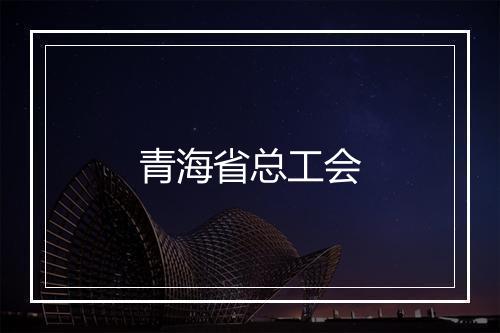 青海省总工会