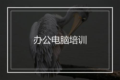 办公电脑培训