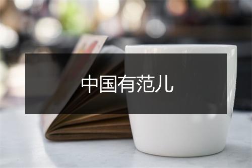 中国有范儿