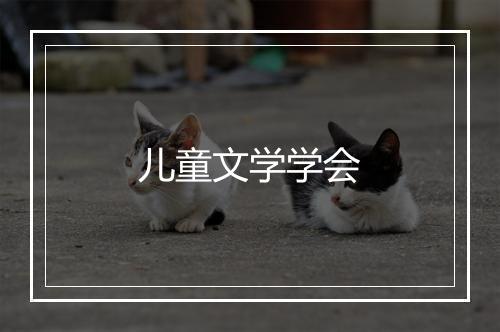 儿童文学学会