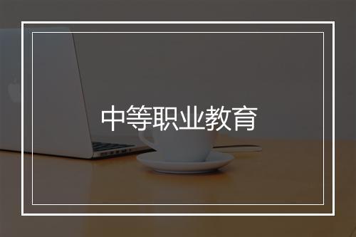 中等职业教育