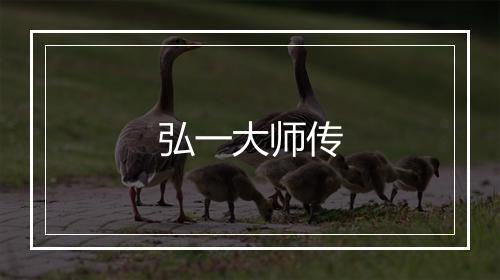 弘一大师传