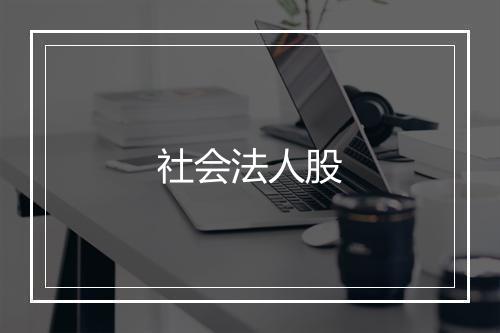 社会法人股