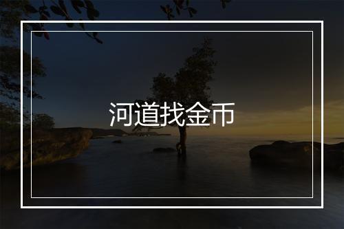 河道找金币