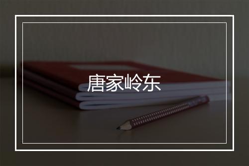 唐家岭东