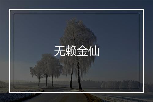 无赖金仙