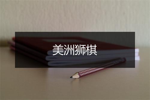 美洲狮棋