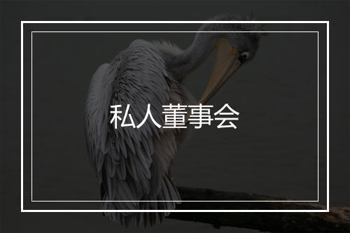 私人董事会