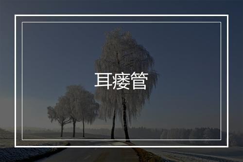 耳瘘管