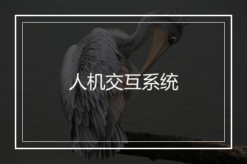 人机交互系统