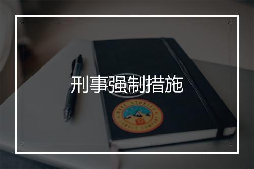 刑事强制措施