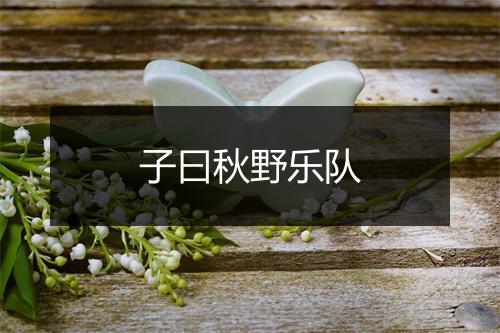 子曰秋野乐队