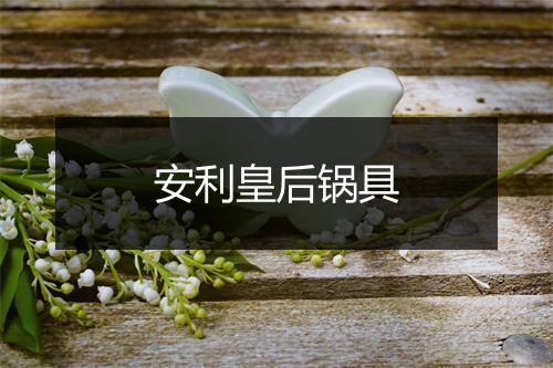 安利皇后锅具