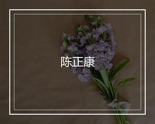 陈正康