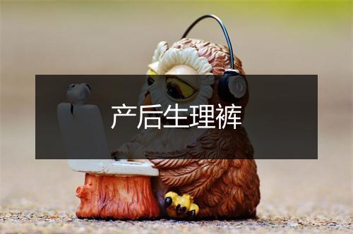 产后生理裤