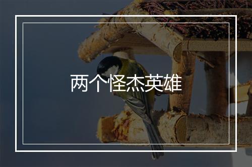 两个怪杰英雄