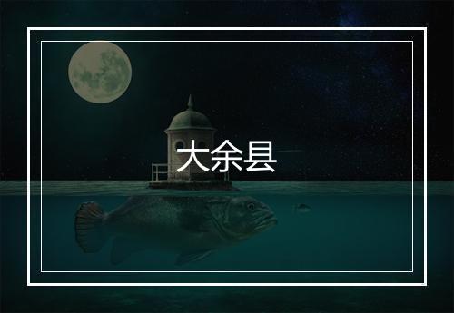 大余县