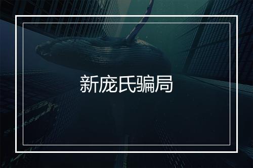 新庞氏骗局