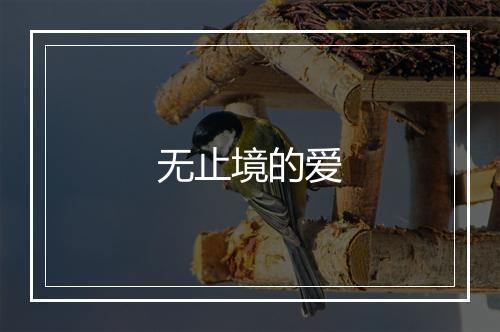 无止境的爱