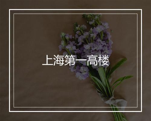 上海第一高楼