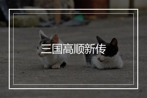 三国高顺新传