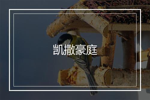 凯撒豪庭