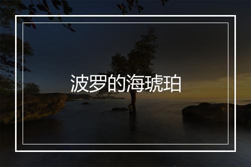 波罗的海琥珀