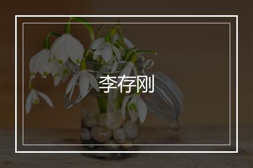 李存刚