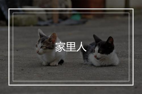 家里人