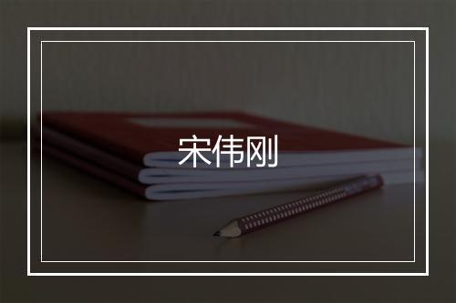 宋伟刚