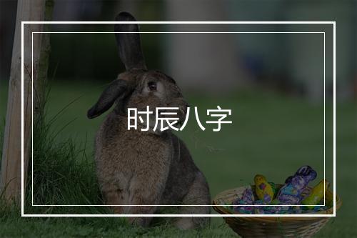 时辰八字