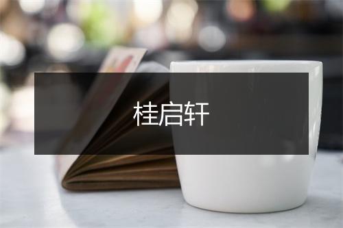 桂启轩