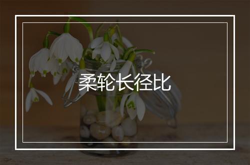 柔轮长径比