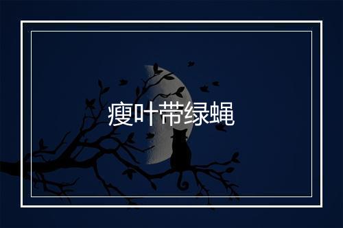 瘦叶带绿蝇