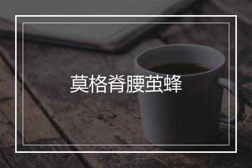 莫格脊腰茧蜂